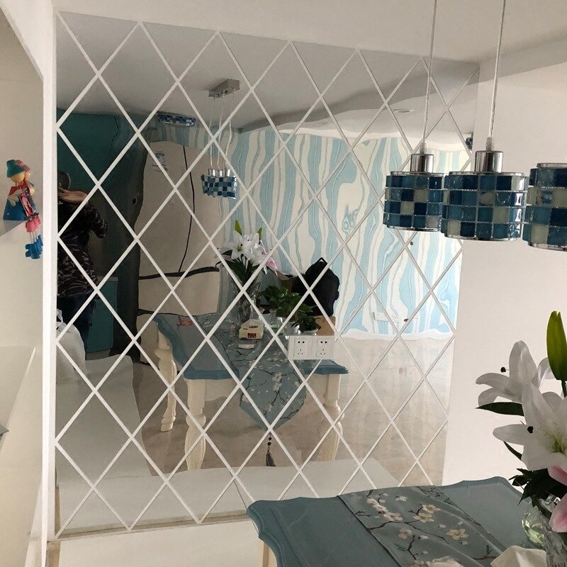 Yapışkanlı Dekoratif Akrilik Ayna ( 32 Parça ) - görsel 2